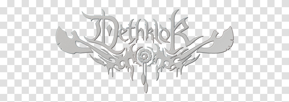 Dethklok Dethklok Logo, Text, Label, Calligraphy, Handwriting Transparent Png