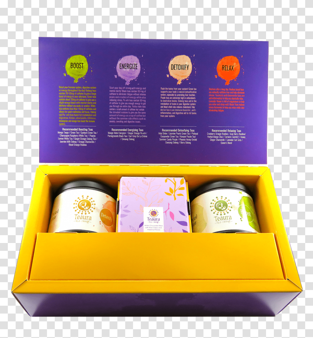 Detox Tea Chocolate Boost Tea Gift Box Box, Furniture, Cabinet, Medicine Chest, Tin Transparent Png