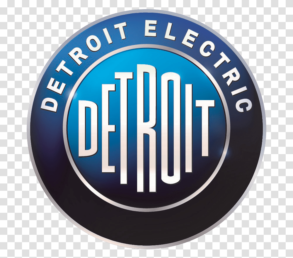 Detroit Electric Logo Hd Information Detroit Electric Car Logos, Symbol, Trademark, Badge, Emblem Transparent Png