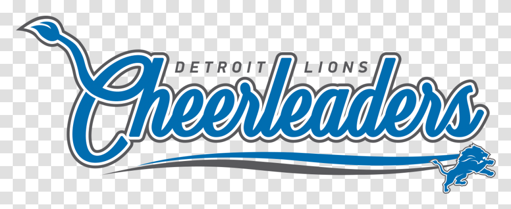 Detroit Lions Cheerleaders Logo, Label, Sticker Transparent Png
