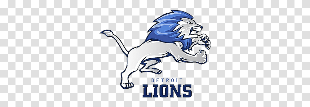 Detroit Lions Funny Fantasy Football Detroit Lions Logo Concept, Mammal, Animal, Wolf, Wildlife Transparent Png