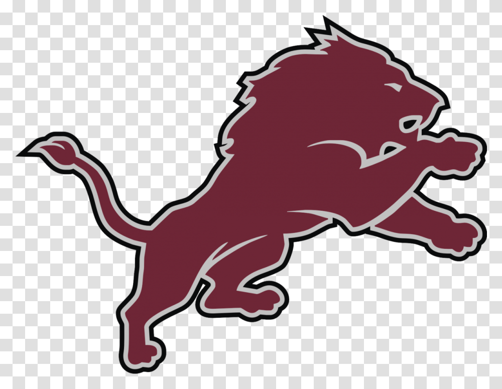 Detroit Lions Logo, Animal, Wildlife, Mammal, Dinosaur Transparent Png