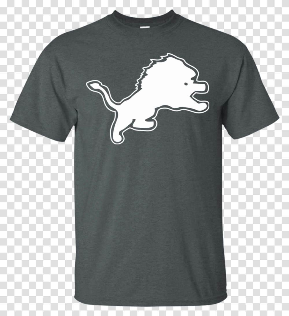 Detroit Lions Logo Football Mens T, Clothing, Apparel, T-Shirt Transparent Png