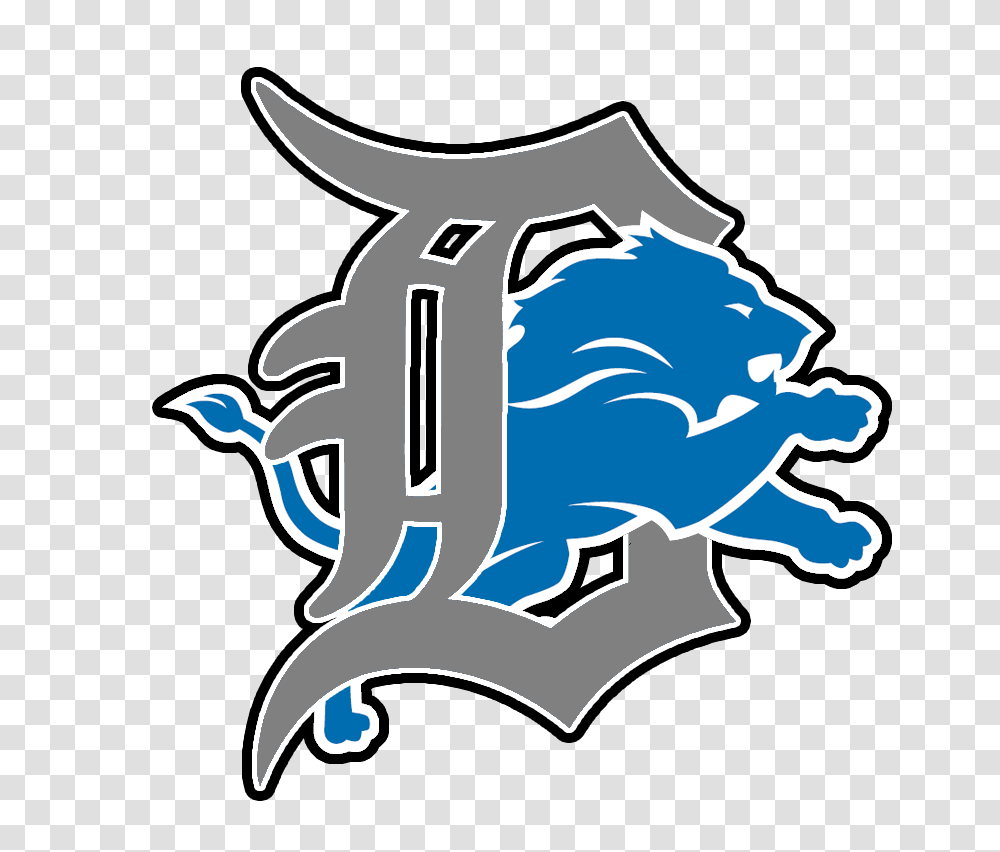 Detroit Lions Logos, Label Transparent Png