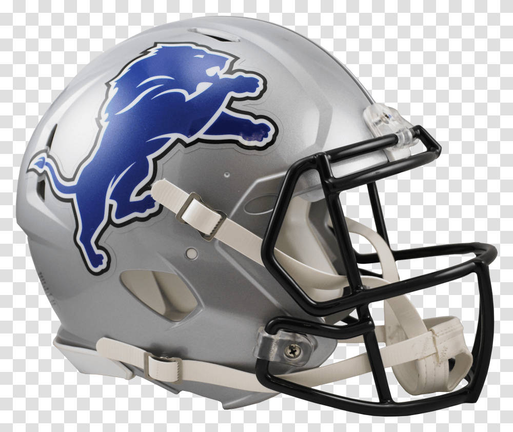 Detroit Lions Revolution Speed Authentic Helmet Detroit Lions Football Helmets Transparent Png