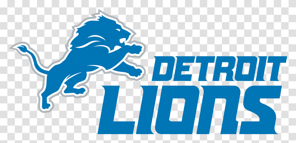 Detroit Lions Team Logo Graphic Design, Label, Word, Outdoors Transparent Png