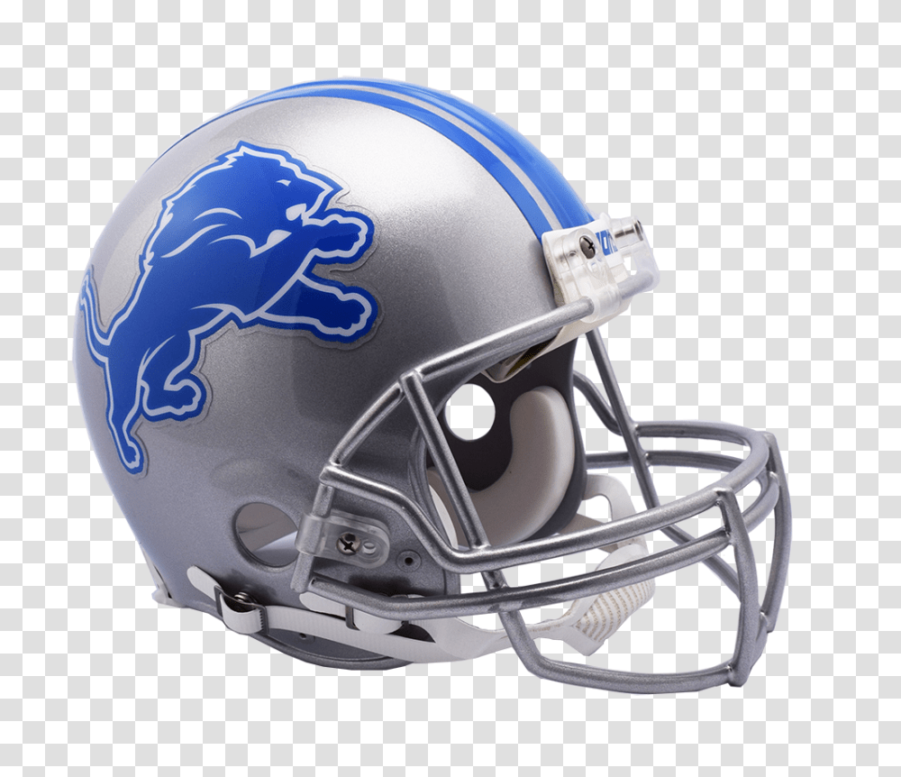 Detroit Lions Vsr4 Authentic Helmet Dallas Cowboys Football Helmet, Clothing, Apparel, American Football, Team Sport Transparent Png