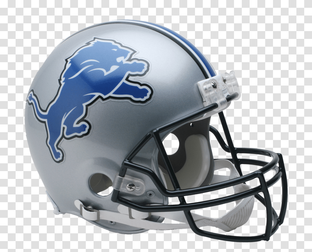 Detroit Lions Vsr4 Authentic Helmet Detroit Lions Riddell Helmet, Apparel, Football Helmet, American Football Transparent Png