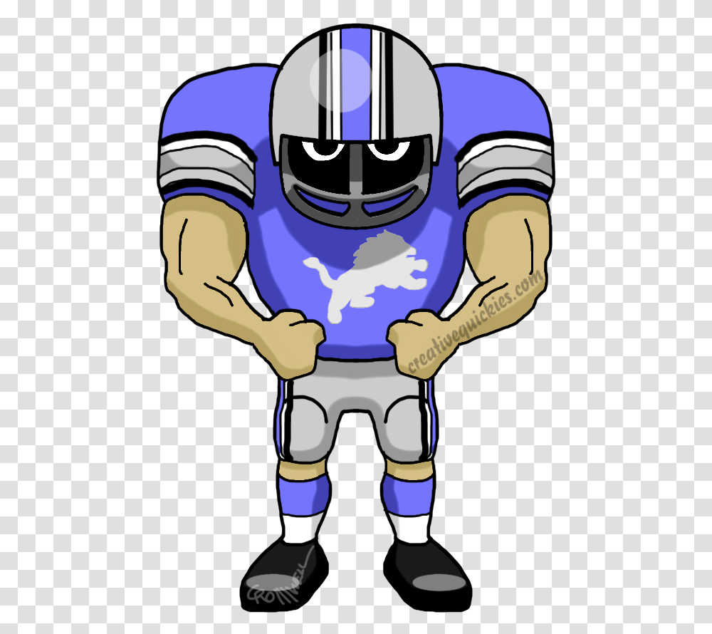 Detroit Michigan Lions Football Player Clipart Cowboys, Person, Human, Astronaut, Text Transparent Png