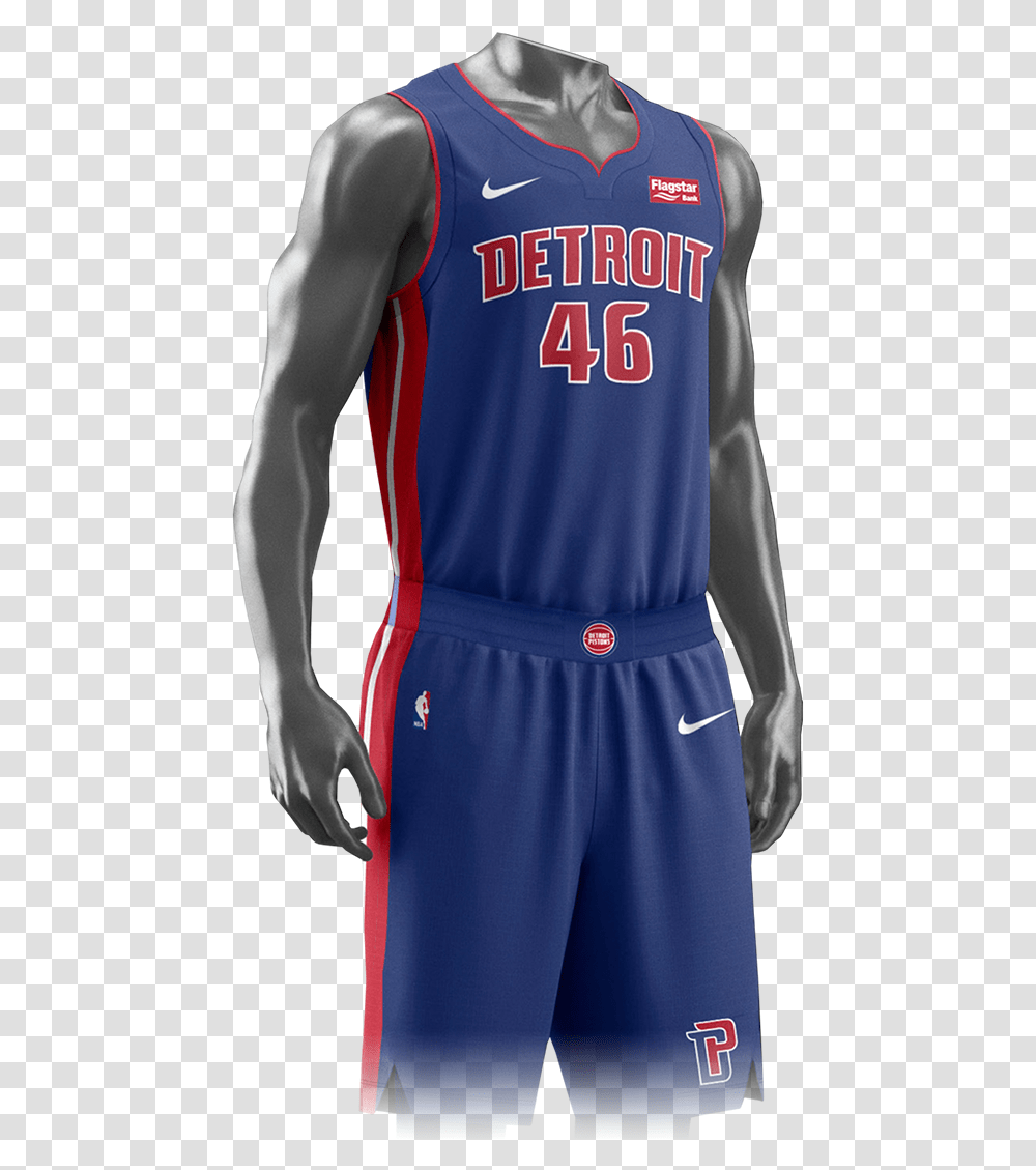 Detroit Pistons 2017 For Basketball, Clothing, Apparel, Person, Human Transparent Png