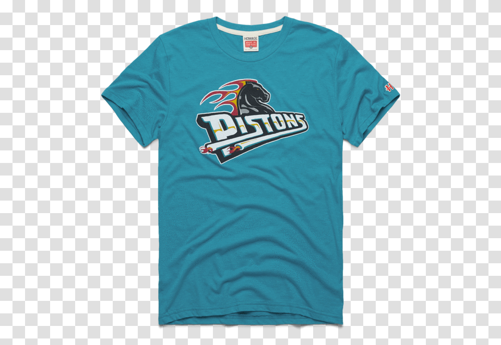 Detroit Pistons 96 Retro Nba Milwaukee Brewers T Shirt, Clothing, Apparel, T-Shirt Transparent Png