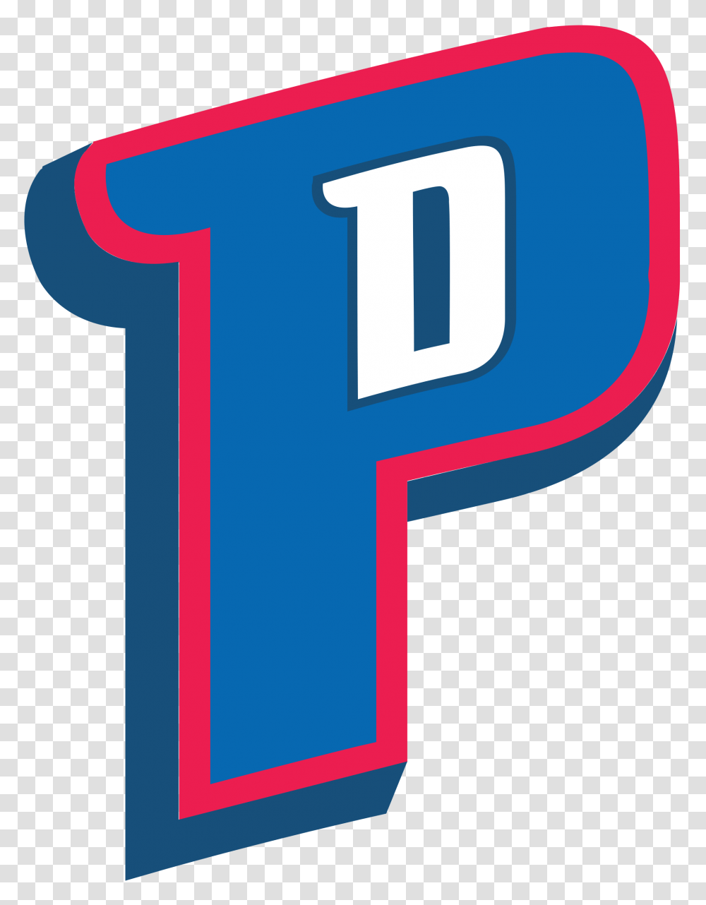 Detroit Pistons Alternate Logo, Number, Word Transparent Png