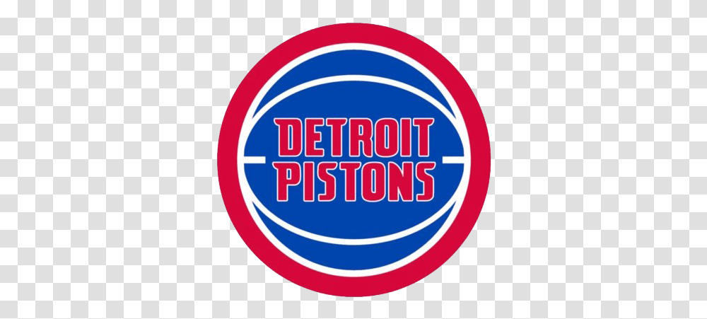 Detroit Pistons Circle, Logo, Symbol, Trademark, Label Transparent Png