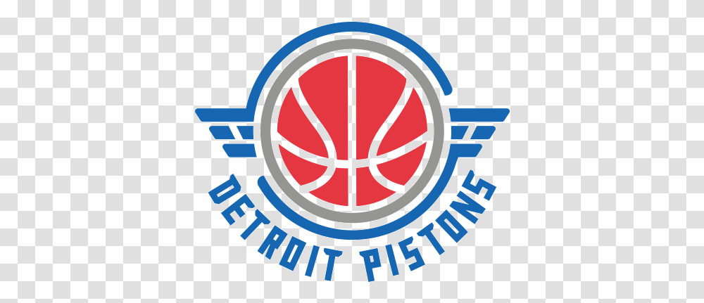 Detroit Pistons Circle, Symbol, Emblem, Logo, Trademark Transparent Png