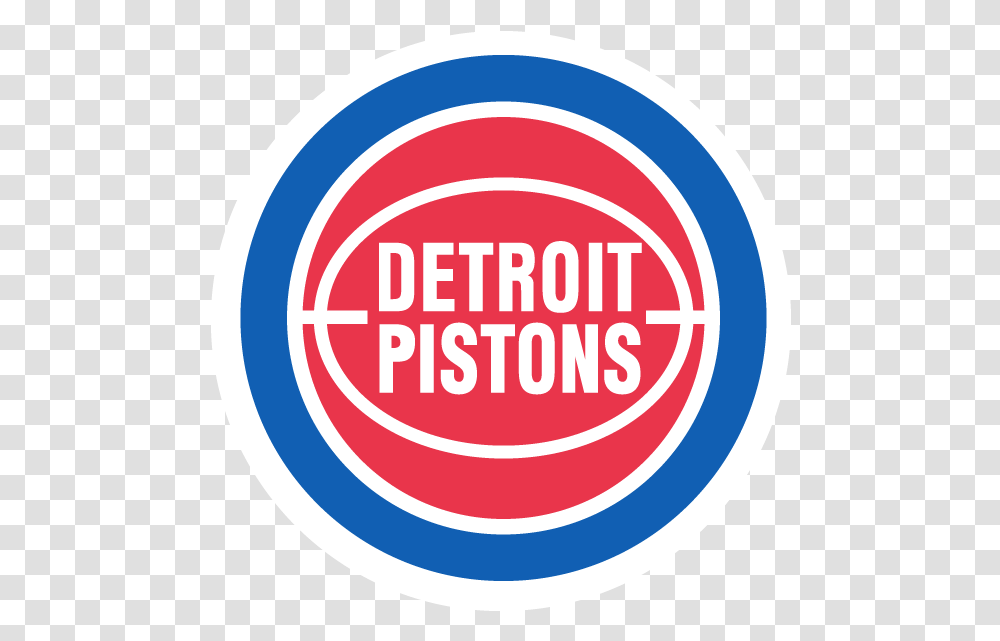 Detroit Pistons Detroit Pistons Old, Label, Text, Logo, Symbol Transparent Png