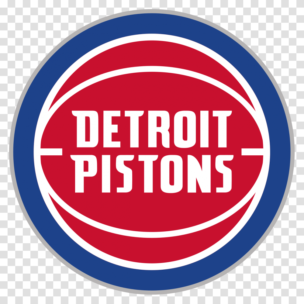Detroit Pistons, Label, Logo Transparent Png