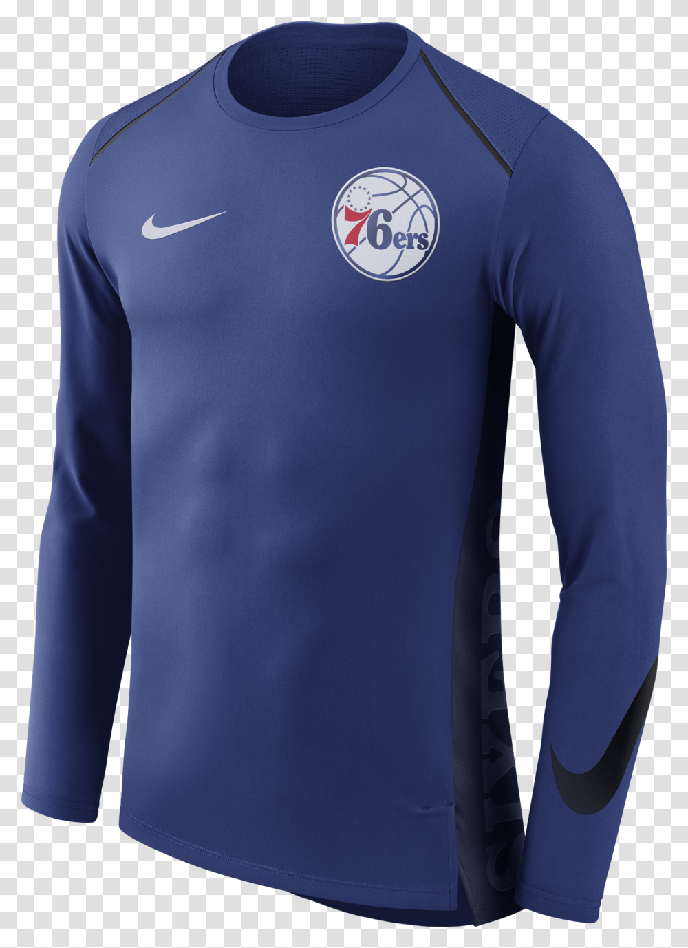 Detroit Pistons Nike Long Sleeve Shirt, Apparel, Jersey, Sweatshirt Transparent Png