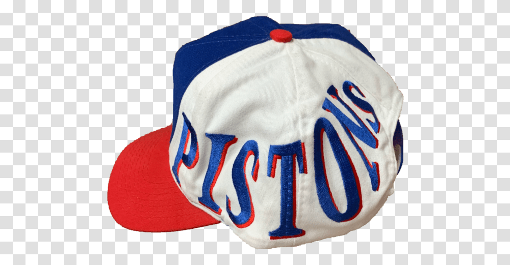Detroit Pistons Vintage Snapback Hat - Tailgate Classics Baseball Cap, Clothing, Apparel, Diaper, Leisure Activities Transparent Png