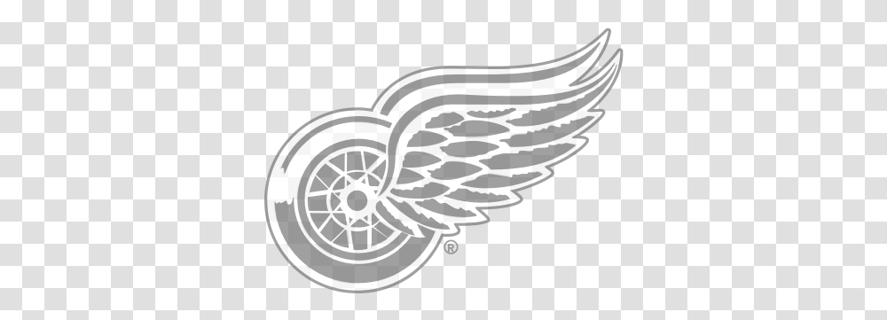 Detroit Red Wings Logo Detroit Red Wings, Symbol, Rug, Emblem, Stencil Transparent Png