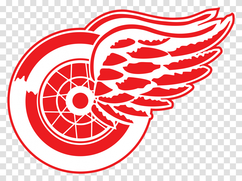 Detroit Red Wings Logos Detroit Red Wings Logo History, Ketchup, Food, Pork, Butcher Shop Transparent Png