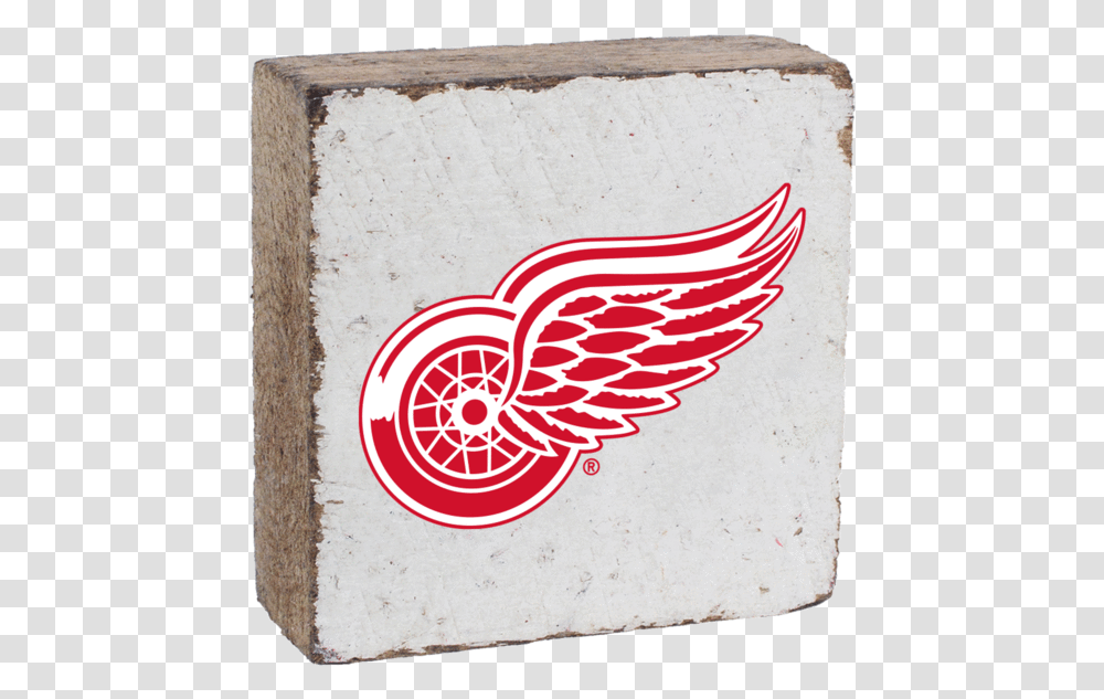 Detroit Red Wings Rustic Block Detroit Red Wings, Soap, Bird, Food Transparent Png