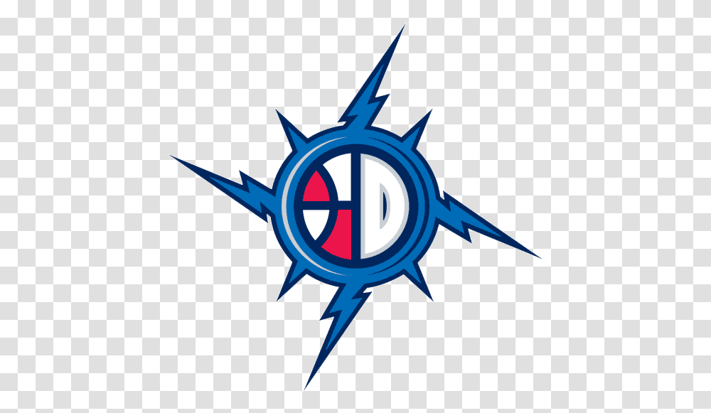 Detroit Shock Lightning Logo Basketball Mascot Design Detroit Shock Logo, Scissors, Blade, Weapon, Weaponry Transparent Png