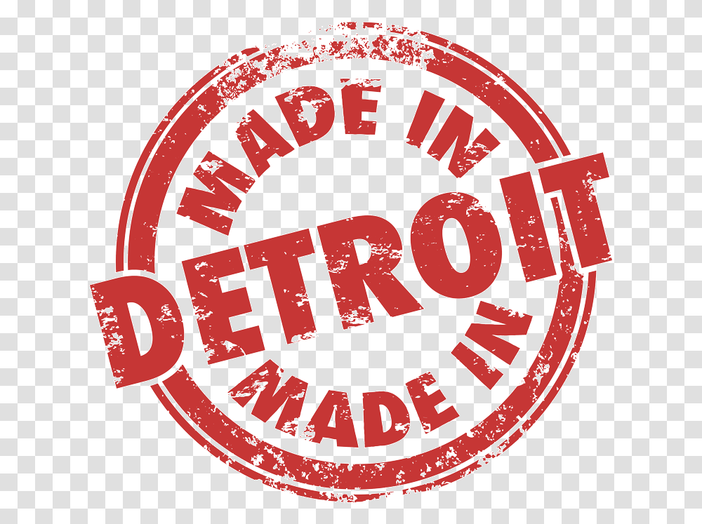 Detroit Stamp Made In Detroit, Logo, Label Transparent Png