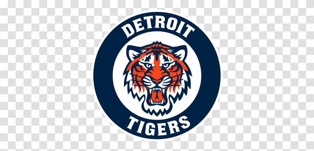 Detroit Tigers Circle Logo Detroit Tigers Logo Vector, Label, Trademark Transparent Png