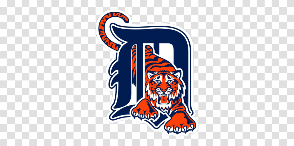 Detroit Tigers Logo, Label, Architecture Transparent Png