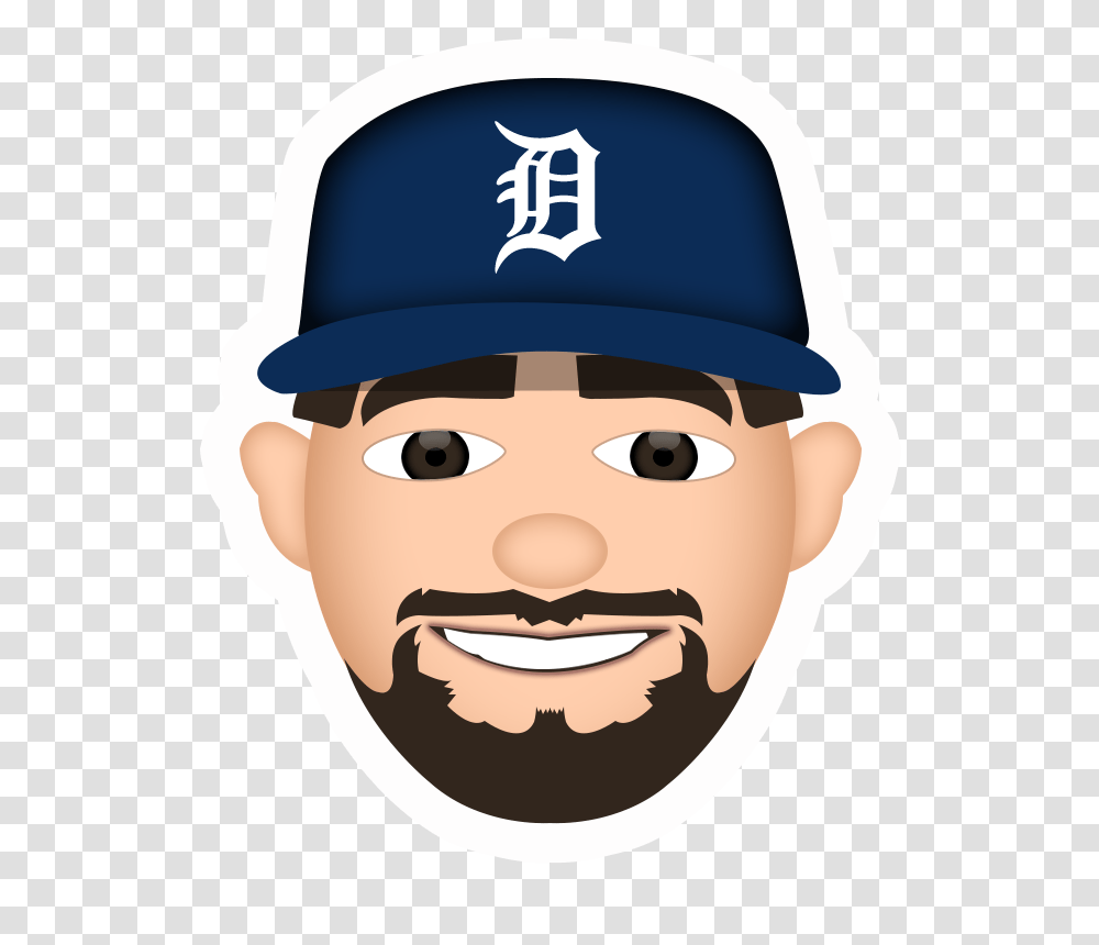 Detroit Tigers On Twitter Nicholas Castellanos Comes In As, Person, Baseball Cap, Hat Transparent Png