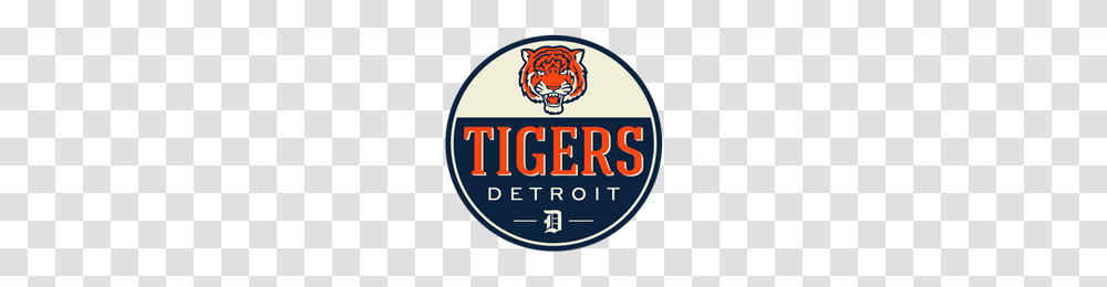 Detroit Tigers Retro Logos, Label, Trademark Transparent Png