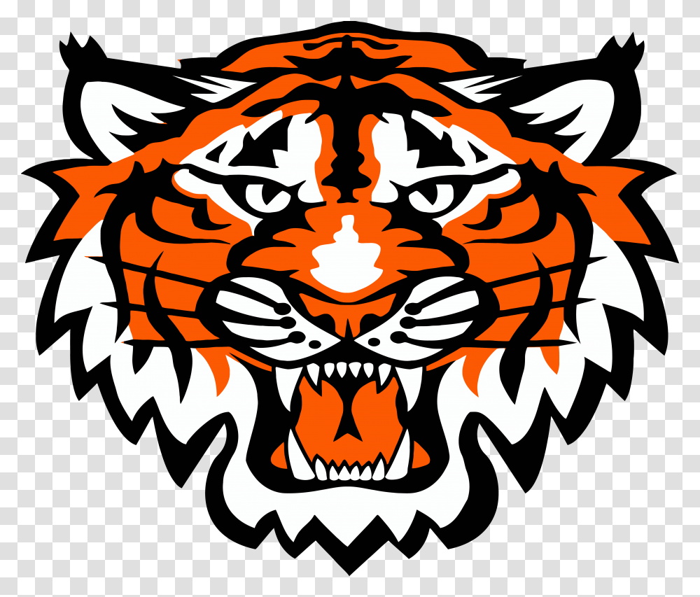 Detroit Tigers Tiger Logo, Dragon, Emblem Transparent Png