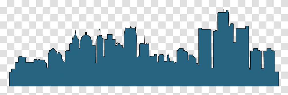 Detroit Vector Graphics Skyline Silhouette Illustration Silhouette Detroit City Skyline, Urban Transparent Png
