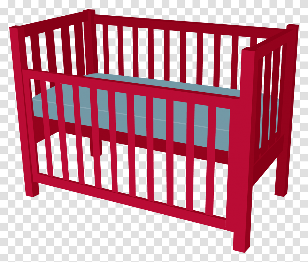 Detska Postielka, Furniture, Crib Transparent Png