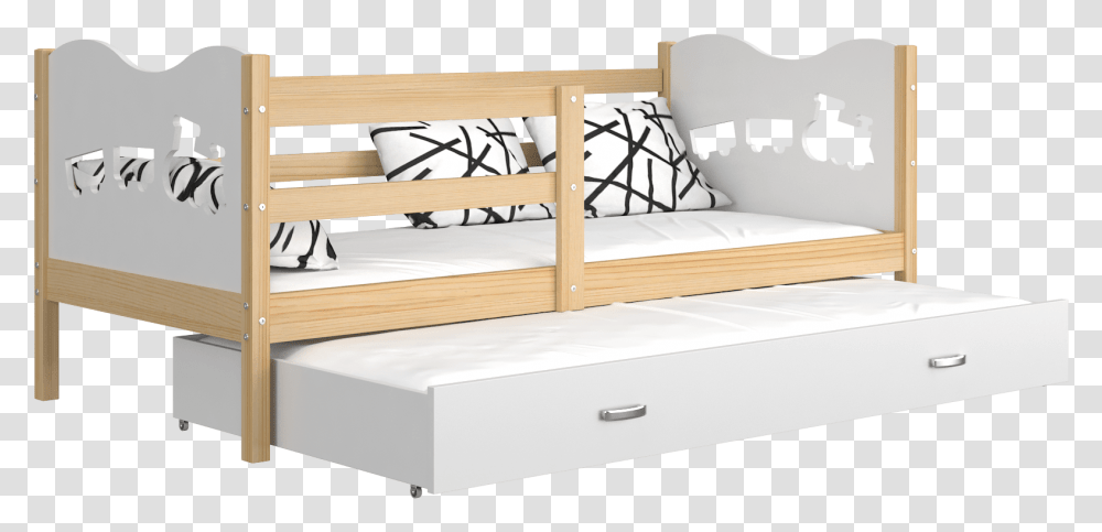 Detske Postele Biela Siva, Furniture, Bed, Bunk Bed, Crib Transparent Png