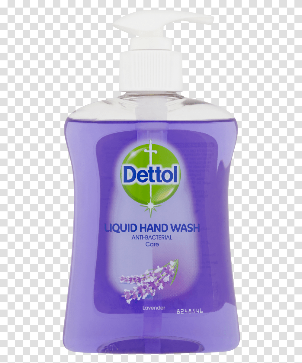 Dettol Lavender Base Pump, Bottle, Cosmetics, Plant, Lotion Transparent Png