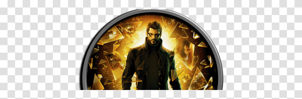 Deus Ex Human Revolution Pc Game Trainers Download In Abyss Deus Ex Human Revolution, Person, Coat, Clothing, Apparel Transparent Png