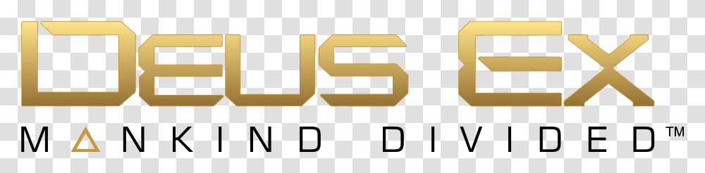 Deus Ex Mankind Divided Logo, Word, Trademark Transparent Png