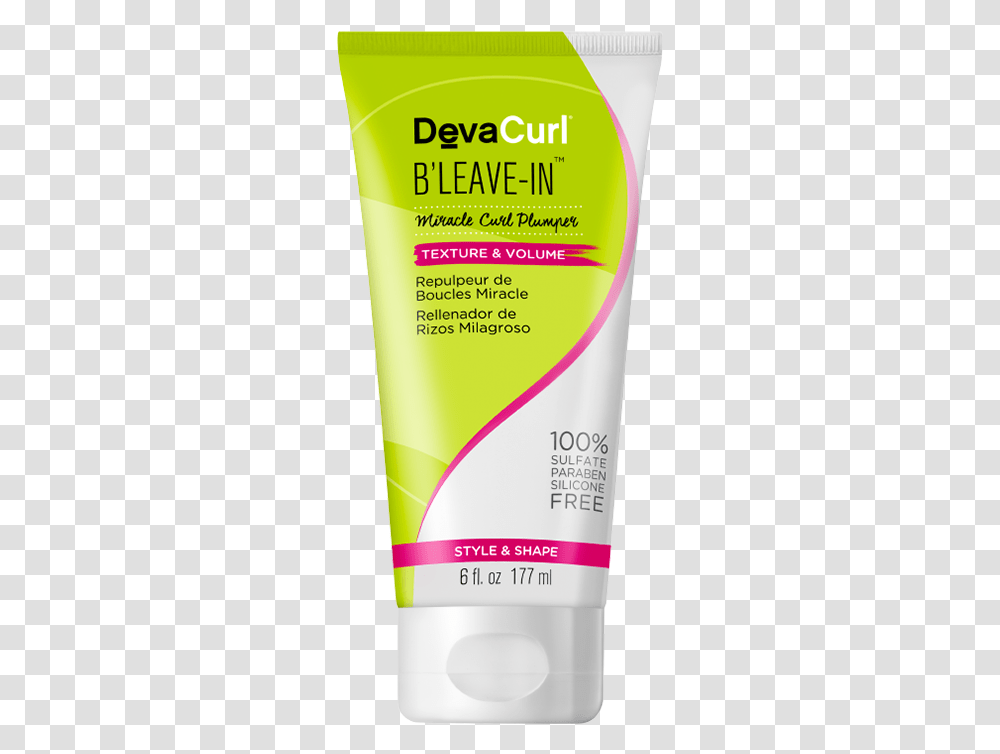 Devacurl B Leave, Bottle, Shampoo, Lotion, Cosmetics Transparent Png