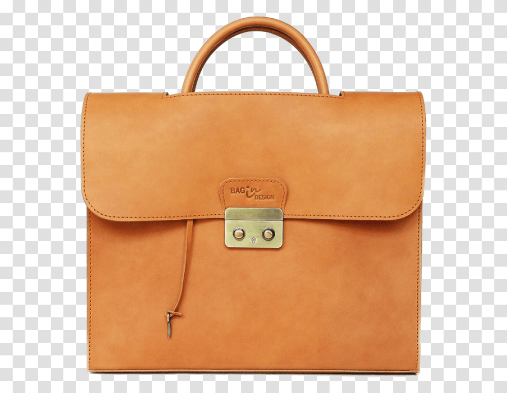Develop Briefcase Tan Genuine Leather Briefcase, Handbag, Accessories, Accessory Transparent Png