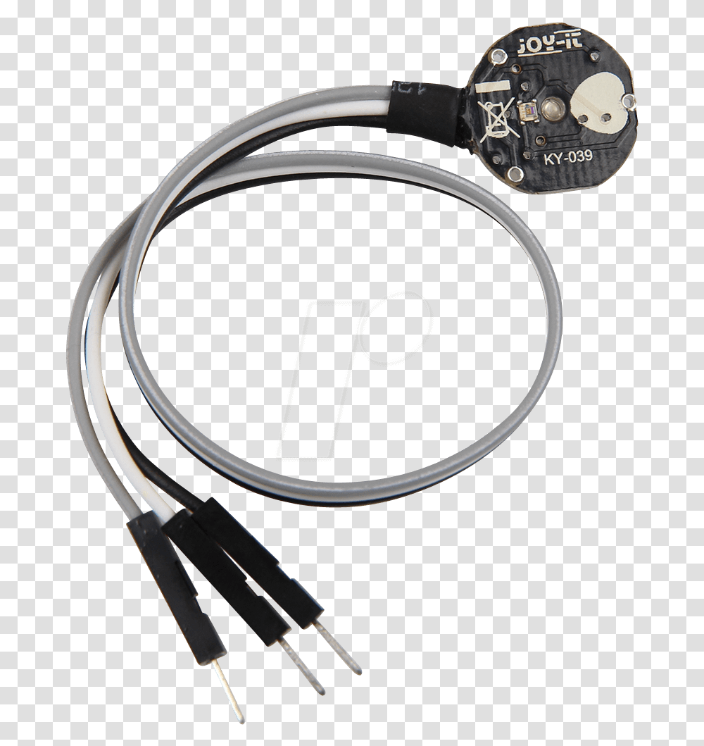 Developer Boards Heartbeat Sensor Heartbeat Sensor Ky 039, Cable, Electronics, Adapter, Headphones Transparent Png