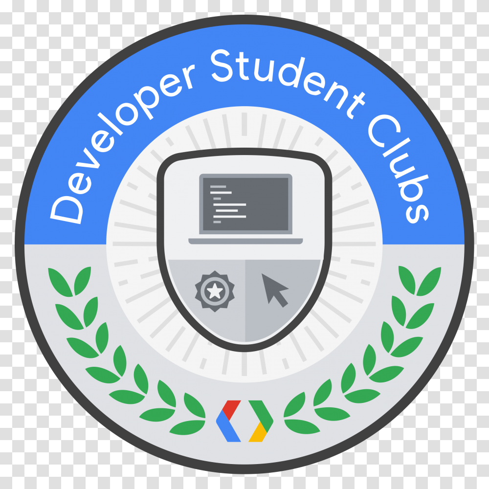 Developer Google Developer Student Club Logo, Label, Sticker Transparent Png