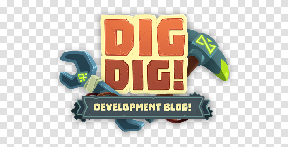 Development Blog Of Dig Game Logo Design Dig Dig Bee Square, Angry Birds, Overwatch, Alphabet, Text Transparent Png