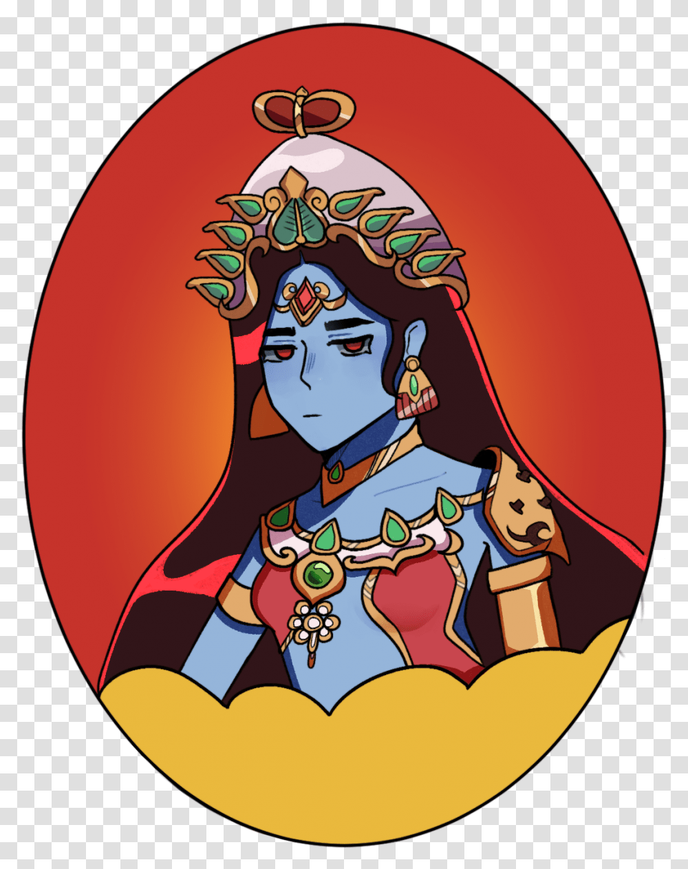 Devi Symmetra Illustration, Label, Text, Art, Graphics Transparent Png