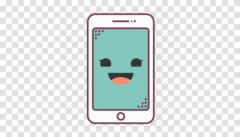 Device Devices Emoji Emoticon Mobile Phone Smartphone Icon, Electronics, Cell Phone, Label Transparent Png