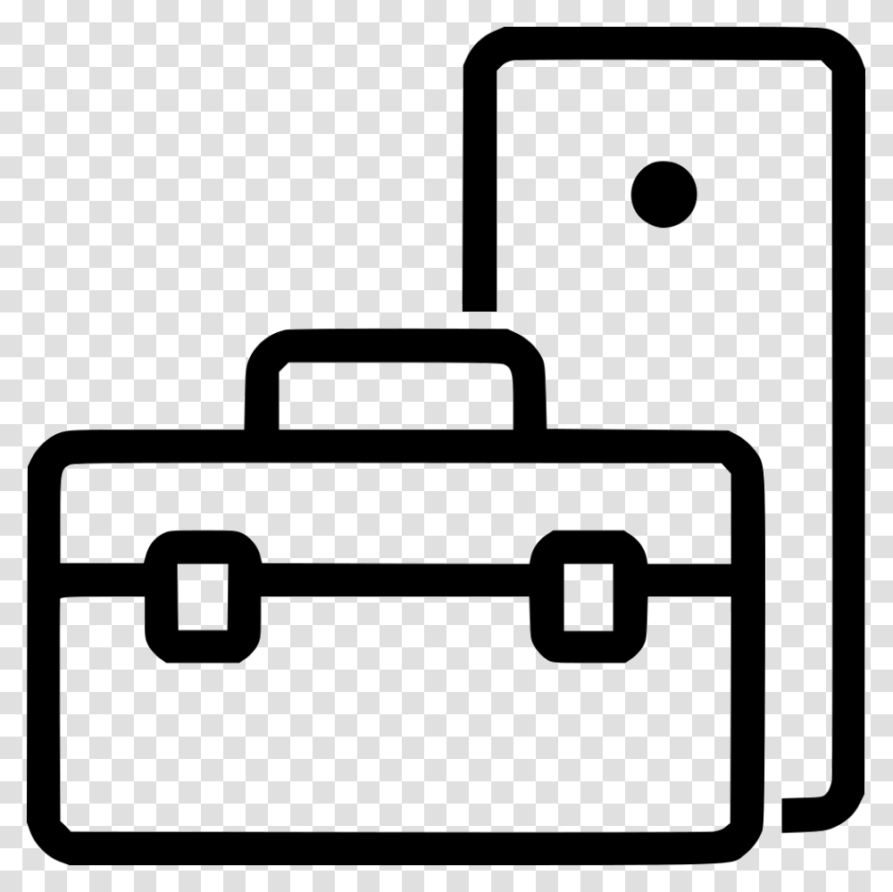 Device Manger Icon Free Download, Bag, Stencil, Briefcase Transparent Png