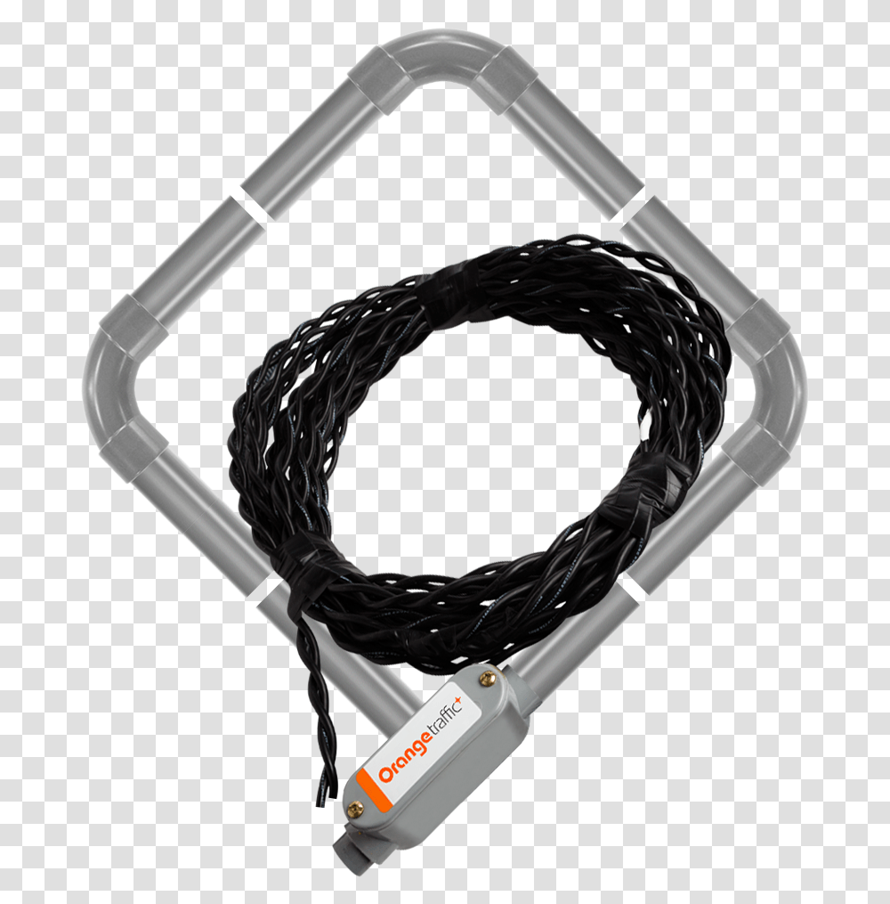 Devicewirelockbicycle Accessoryelectronics Accessory Data Loss Prevention, Cable, Whip Transparent Png