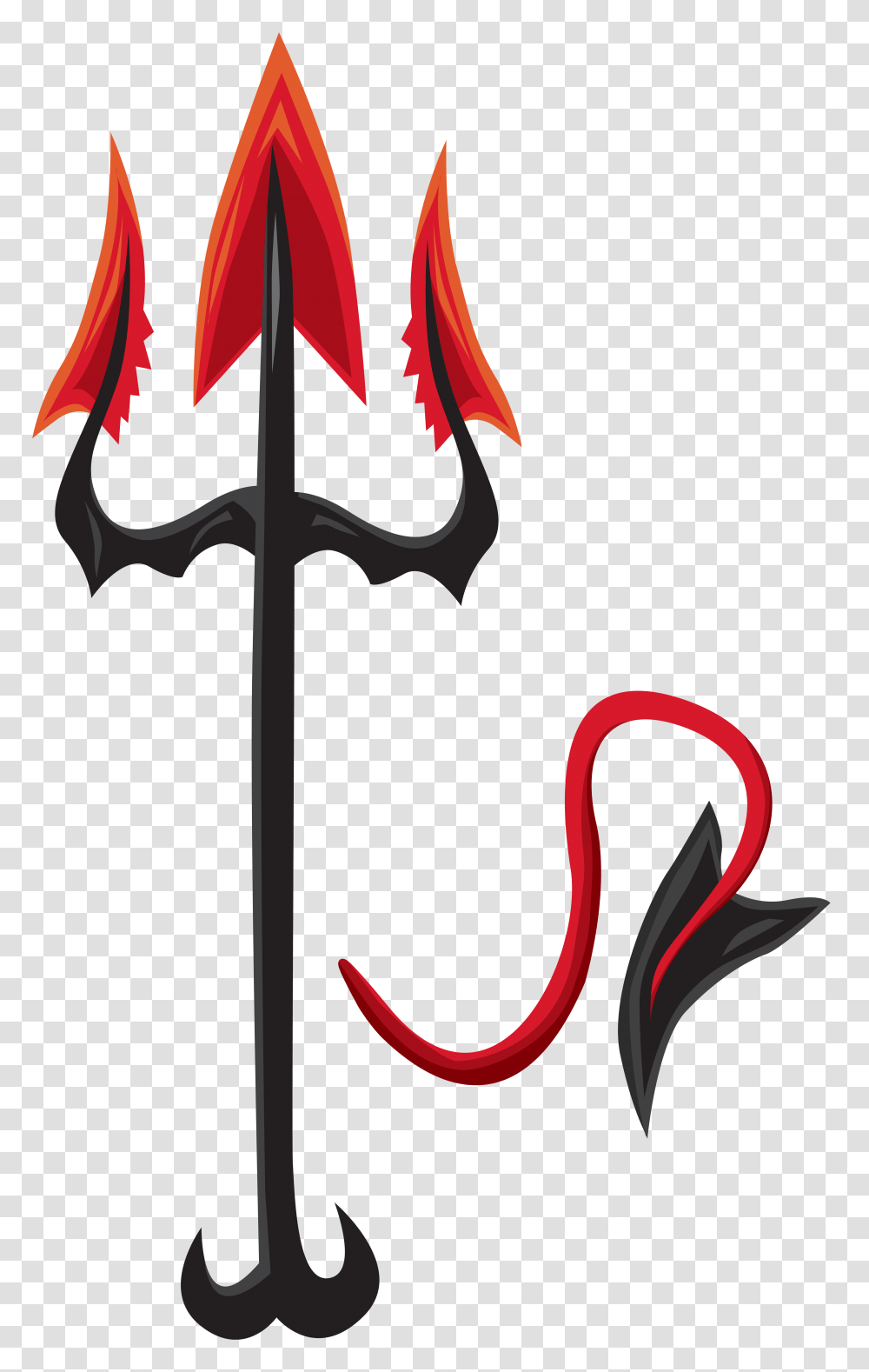 Devil Clipart Design, Apparel, Weapon, Weaponry Transparent Png