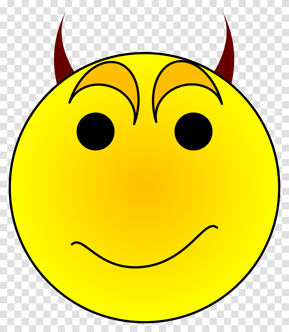 Devil Clipart Smiley Face, Angry Birds, Banana, Fruit, Plant Transparent Png
