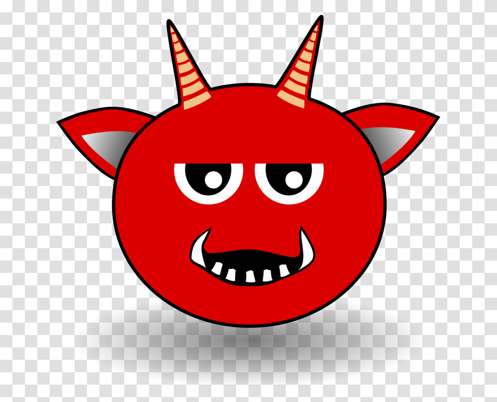Devil Demon Cartoon Angel Satan, Label, Sticker Transparent Png